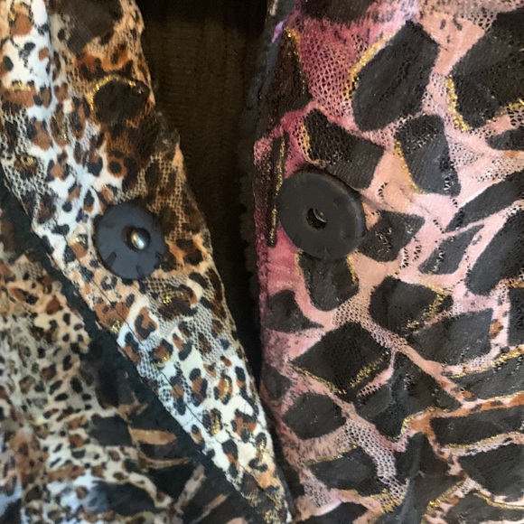Alberto Makali Animal print Blazer Top - Picture 12 of 14